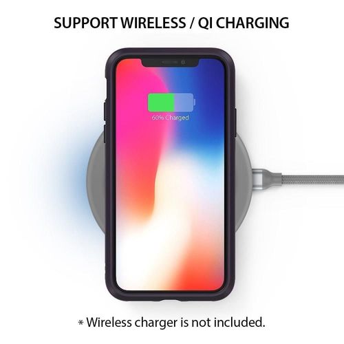Etui Ringke Wave iPhone XS/X Metallic Purple na Arena.pl