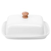 maselniczka maselnica ceramiczna biała 139678