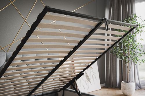 Łóżko Slim 7 tapicerowane 120x200 stelaż pojemnik na Arena.pl