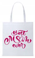 Dla Mamy Mamusi Prezent Torba Eco Biała Shopper Z Nadrukiem Ze Zdjęciem