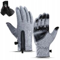 DOTYKOWE RĘKAWICZKI WODOODPORNE SPORTOWE RĘKAWICE ROWEROWE BIEGANIA ZIMOWE