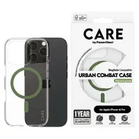 Etui CARE by PanzerGlass Flagship Case z MagSafe na iPhone 16 Pro - zielone