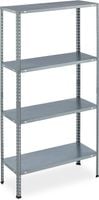 NIEKOMPLETNY Regał metalowy ocynkowany 145x75x30 4 półki 160 kg magazynowy