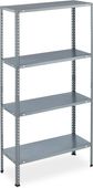 NIEKOMPLETNY Regał metalowy ocynkowany 145x75x30 4 półki 160 kg magazynowy