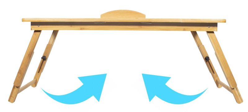 Stolik pod laptopa bambus XL zdjęcie 5
