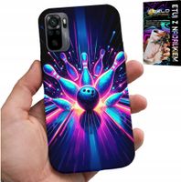ETUI DO XIAOMI NOTE 10 / 10S - KRĘGLE BOWLING STRIKE POKROWIEC, PLECKI
