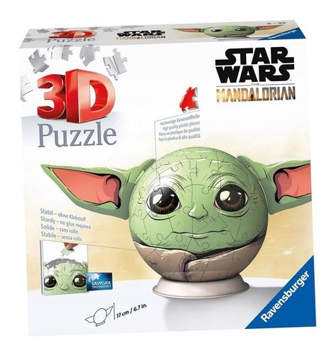 Puzzle 72 3D Grogu Kula Star Wars Ravensburger na Arena.pl