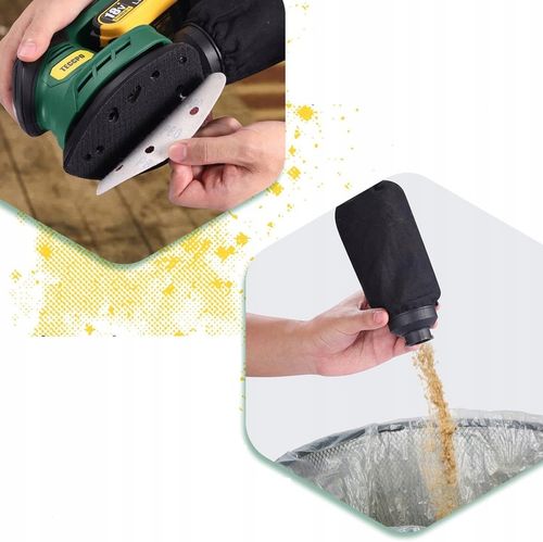 SZLIFIERKA MIMOŚRODOWA OSCYLACYJNA AKUMULATOROWA 2.0mAh 18V Bezpyłowa TECCP na Arena.pl