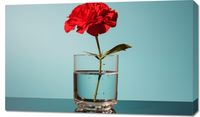 Obraz 100x60cm Kwiat w Szkle