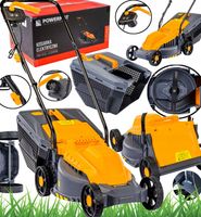 KOSIARKA ELEKTRYCZNA DO TRAWY OGRODU TRAWNIKA DUZY KOSZ POJEMNY 30L ZESTAW