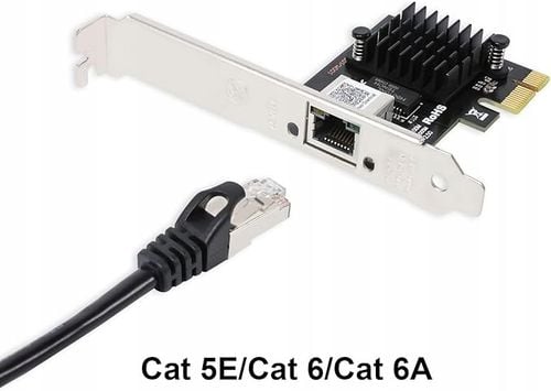 Karta sieciowa QINIYEK 2.5GBase-T PCIe, 2500/1000/100 Mb/s na Arena.pl