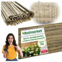 Osłona Bambusowa Balkonowa Na Płot Balkon 1x5m Osłonowa Listwy Mata