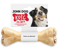 JOHN DOG Kość ze Żwaczem Wołowym gryzak przysmak psa żwacz do żucia 12 cm