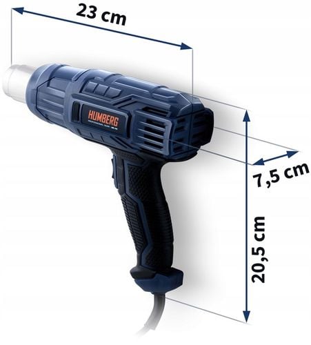 OPALARKA ELEKTRYCZNA DWA BIEGI 2000W 4 DYSZE HUMBERG na Arena.pl