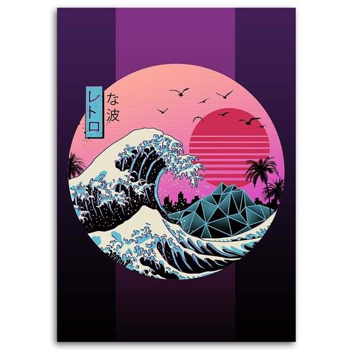 Deco Panel, Fala tsunami anime 40x60 na Arena.pl