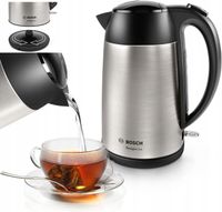 Czajnik elektryczny Bosch TWK3P420 2400 W srebrny/szary