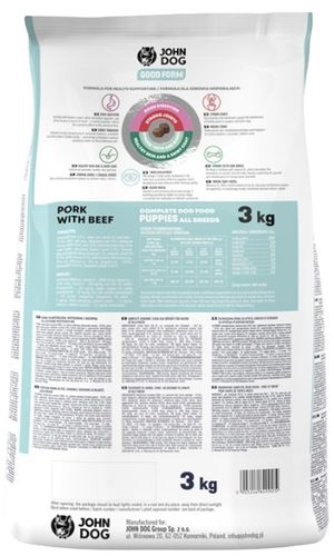 JOHN DOG GOOD FORM sucha karma dla szczeniaka WIEPRZOWINA WOŁOWINA 3 kg na Arena.pl