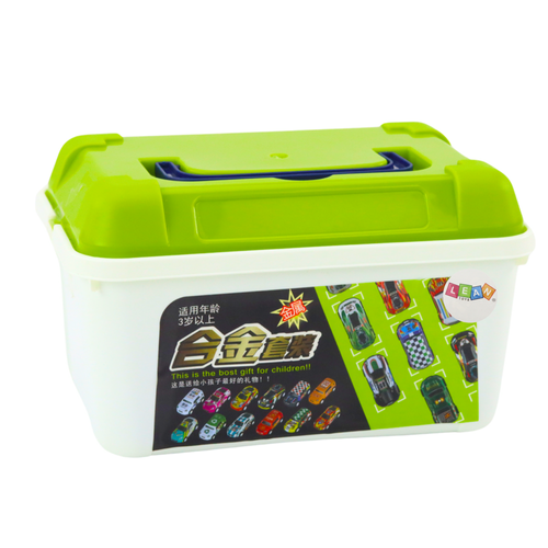 Zestaw Resoraków w Walizce Samochody Kolorowe 30 szt na Arena.pl