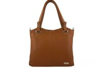 Codzienna duża torebka damska - Brązowa jasna