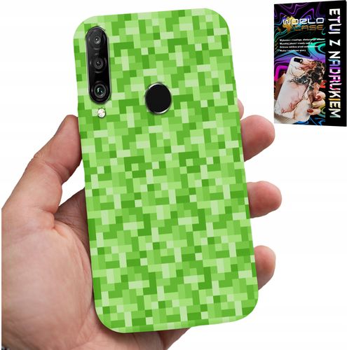 ETUI DO HUAWEI P30 LITE - WZORY Z GIER Z GRY PIKSEL PIKSELE PLECKI na Arena.pl