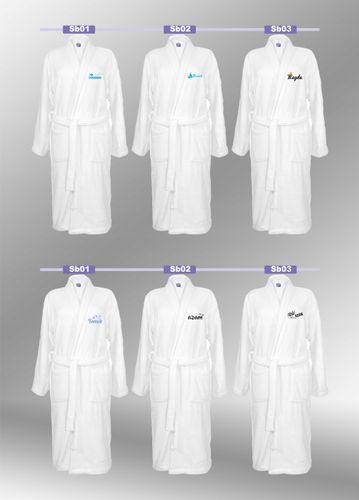 SZLAFROK BIAŁY Z HAFTEM rozmiar 2XL unisex PREZENT personalizacja IMIĘ na Arena.pl