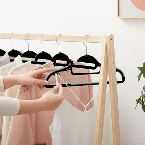 Wieszak Flexi komplet 10 sztuk czarnoszary na Arena.pl