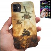 ETUI DO IPHONE 12 - HELIKOPTER WOJSKOWY CZOŁG MILITARIA CASE
