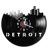 Zegar ścienny z płyty winylowej Detroit 957.14