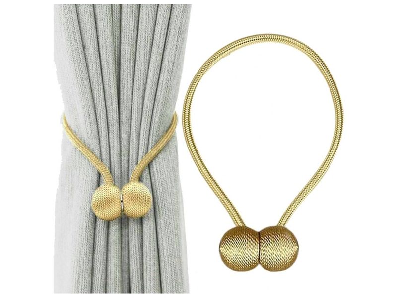 Spinka magnes klamra upięcie firan zasłon sznurek zdjęcie 1