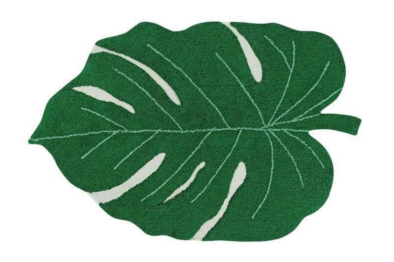 Lorena Canals Dywan bawełniany Monstera Leaf 120 x zdjęcie 1