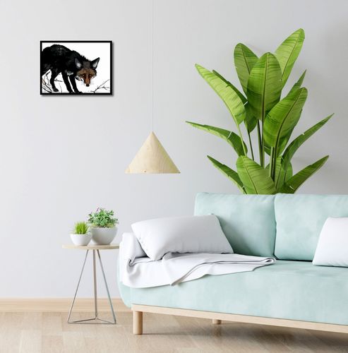 Plakat 40x30cm Nieufny Lis na Arena.pl