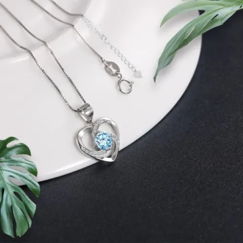 NASZYJNIK SREBRNY, ŁAŃCUSZEK DAMSKI Z ZAWIESZKĄ, NASZYJNIK SREBRO PRÓBA 925 na Arena.pl