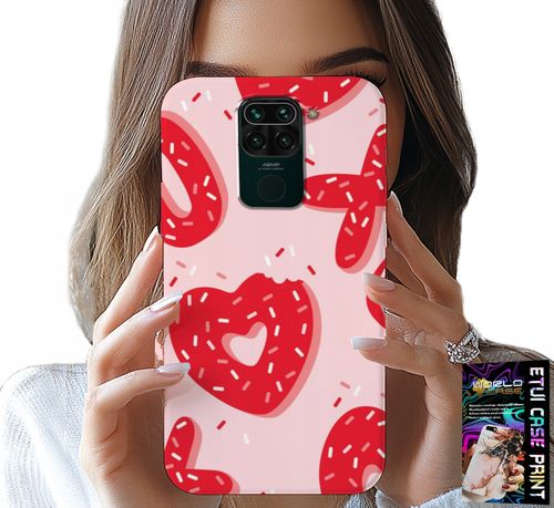 ETUI DO XIAOMI NOTE 9 - KOBIECE, MODNE WZORY XOXO SERCE + SZKŁO na Arena.pl