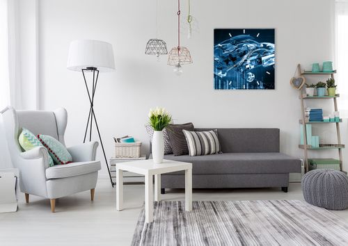 Zegar Ścienny - Samochód Prototyp - 60X60 Cm - C3Ac60X60-2615 na Arena.pl