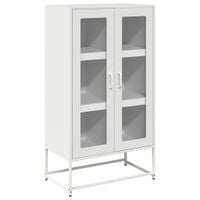 Komoda biała 68x39x123 cm stal