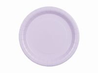 Talerzyki papierowe Basic fioletowe, 23 cm 6 szt.