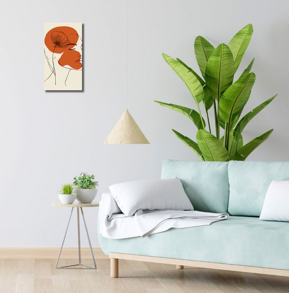 Obraz 20x40cm Ciepło Kwiatu zdjęcie 2