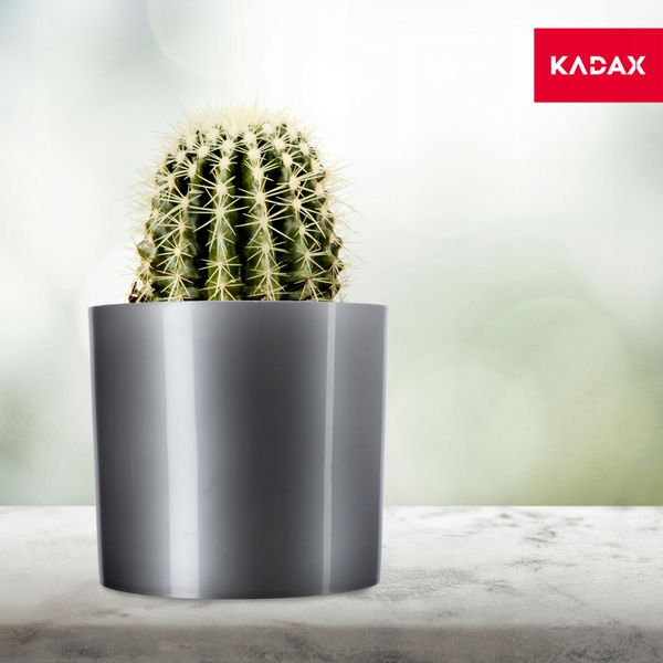 DONICZKA OSŁONKA NA KWIATY OKRĄGŁA SREBRNA 6 CM zdjęcie 3