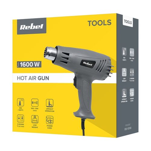 Opalarka elektryczna Rebel z regulacją dwa biegi 1600W 600°c na Arena.pl