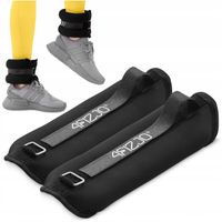 OBCIĄŻNIKI NA NADGARSTKI RĘCE NOGI DO TRENINGU I ĆWICZEŃ CIĘŻARKI 2x2 KG