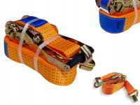 PAS TRANSPORTOWY 5T 50mm 10m PASY TRANSPORTOWE TUV GS ATEST Z NAPINACZEM