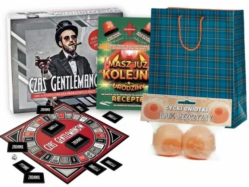 MĘSKI ZESTAW URODZINOWY PREZENT na 18 20 30 40 50 60 70 80 URODZINY GADŻETY na Arena.pl