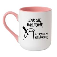 Elegant Biało-Różowy 330 ml