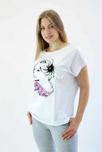 Koszulka z dziewczyną Amanda Biała UNI na Arena.pl