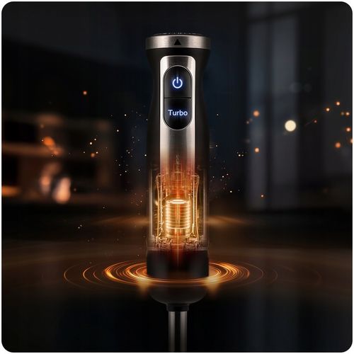 Blender ręczny 1500W czarny Berdsen tytanowe ostrza wielofunkcyjny 5w1 na Arena.pl