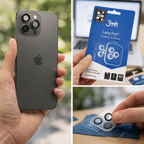 Apple iPhone 13 Pro/13 Pro Max - 3mk Lens Protection Pro Graphite Gray na Arena.pl