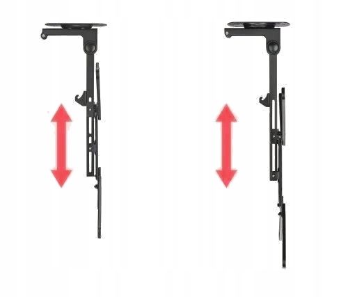 UCHWYT DO TELEWIZORA SUFITOWY 23-55 CALI SKŁADANY REGULOWANY WIESZAK na Arena.pl