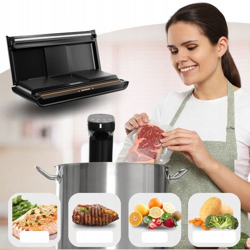 AUTOMATYCZNA ZGRZEWARKA PRÓŻNIOWA pakowania próżniowego Listwowa FOLII na Arena.pl