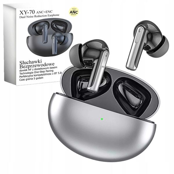 SŁUCHAWKI BEZPRZEWODOWE DOUSZNE ANC + ENC XY-70 DWA MIKROFONY WODOODPORNE zdjęcie 9