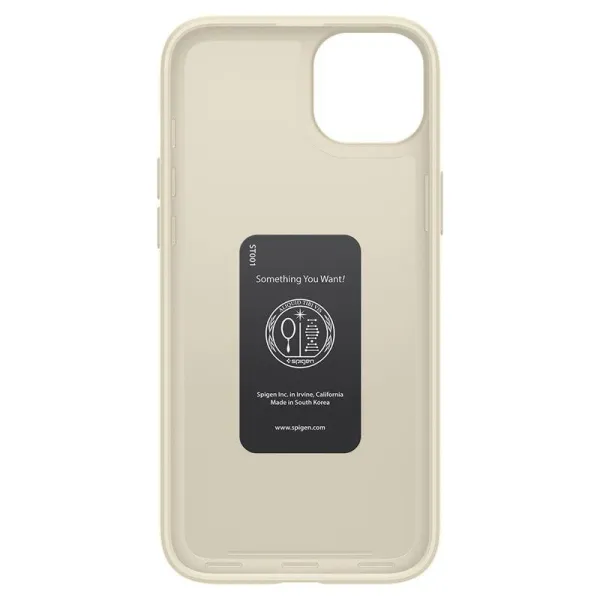 etui spigen thin fit na iphone 15 plus - beżowe zdjęcie 10